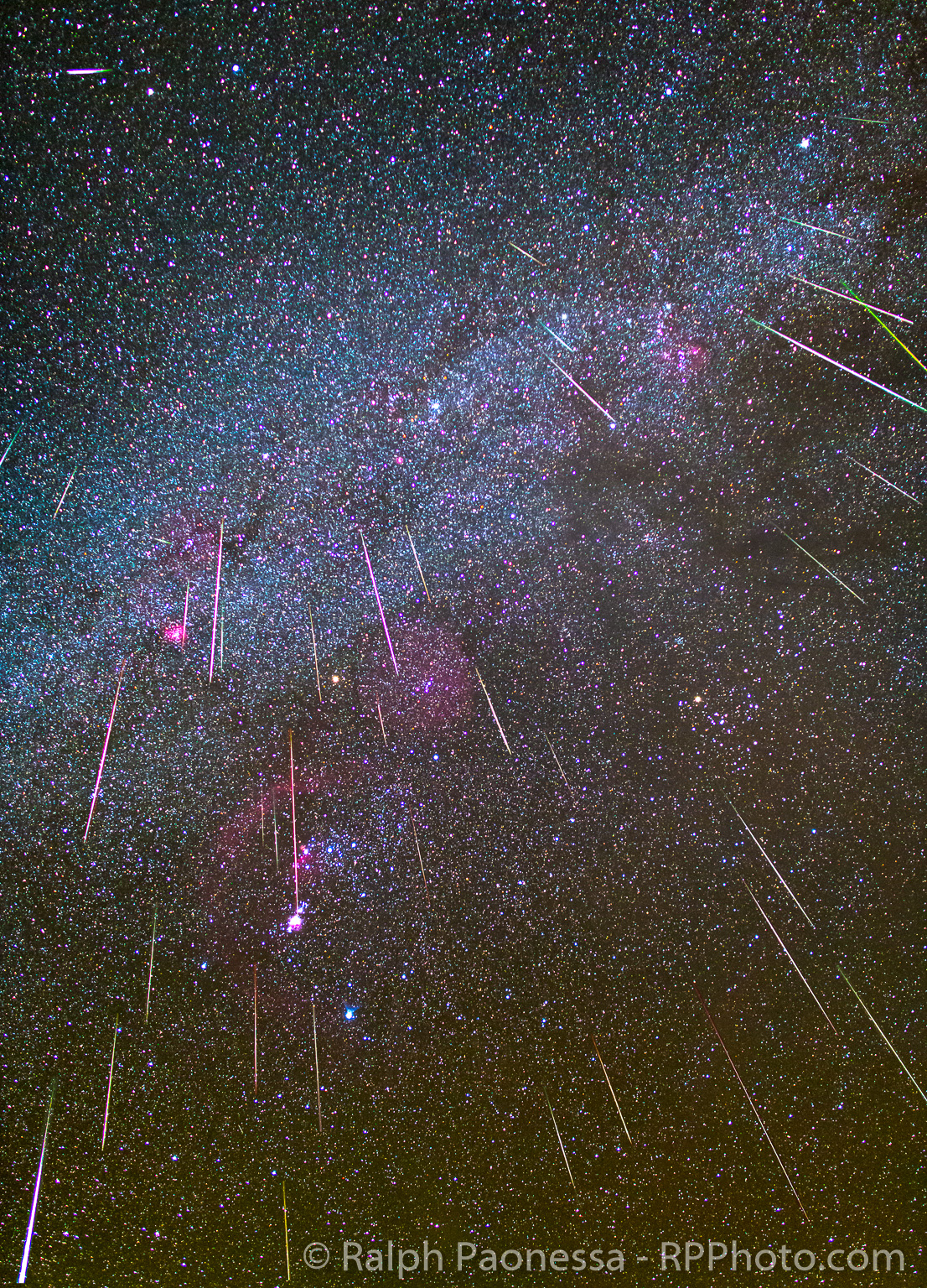 Geminid Meteors Shower Orion, California